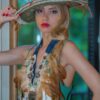 Sombrero Indie Hecho a Mano con Plumas Naturales - Imagen 2